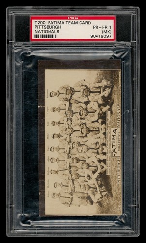1913 T200 Fatima Team Card Set-Break Pitts Nationals Honus Wagner PSA 1 (MK)