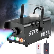 Fog Machine JDR Smoke Machine Controllable LED Light 500W and 2000CFM Fog