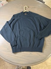 Vintage Glengyle Sweater New Zealand Wool Crewneck Sweater Green Made in NZ