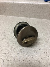 Kwikset SmartKey Antique Brass Metal Deadbolt