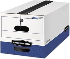 Bankers Box Liberty Plus Heavy-Duty Storage Boxes Case of 12 Letter Size 11111