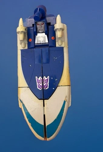 Vintage 1986 Hasbro Takara Transformers Decepticon G1 Scourge Jet Boat Original