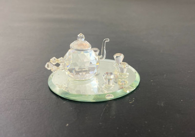 VTG Crystal De Lites by Mason Tea Set Mini # 2500