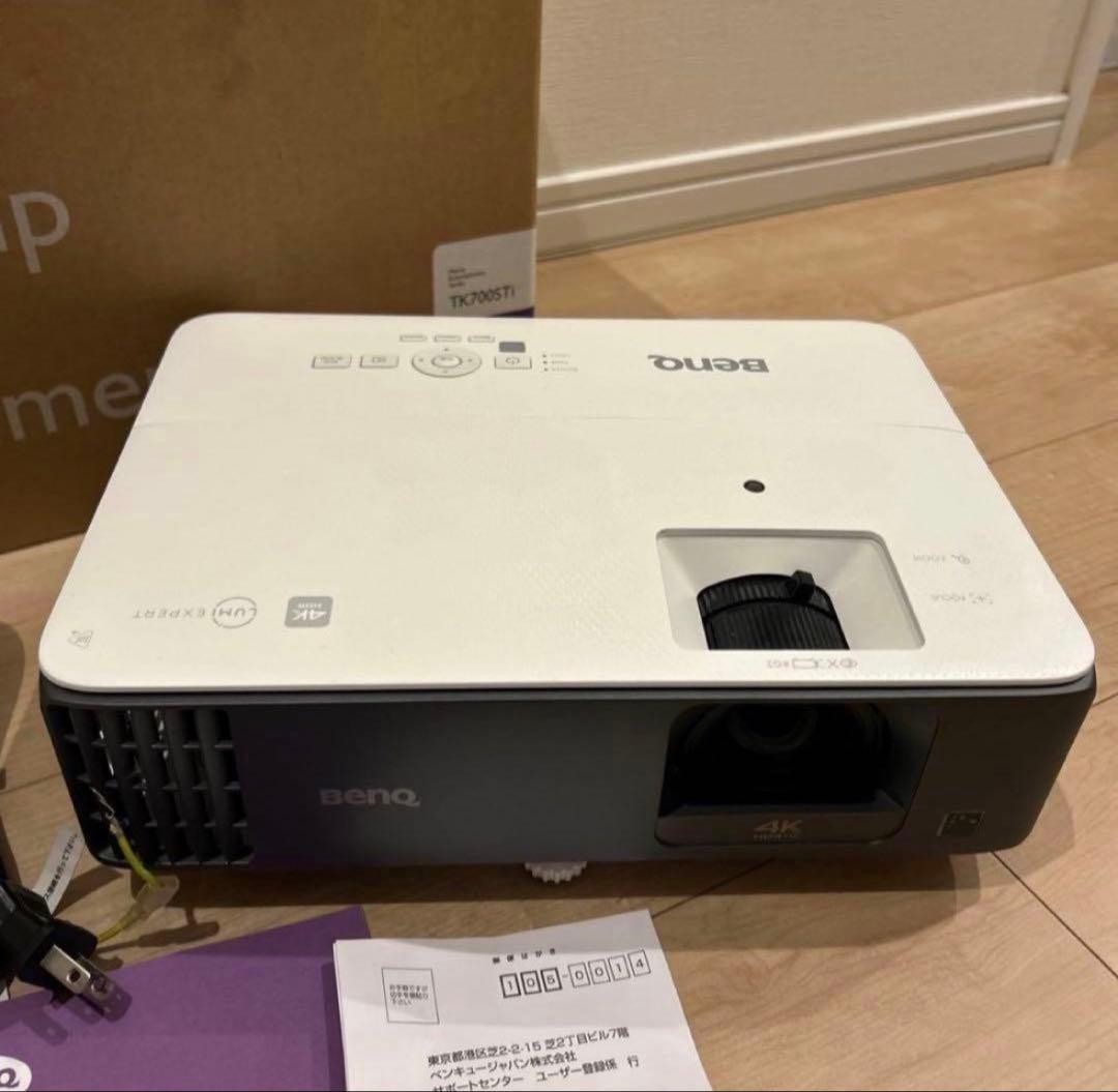 BenQ TK700STi 4K UHD Gaming Projector Short Throw Low Lamp Hours Used #O5118