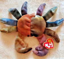 Ty Beanie Babies Claude the Crab in mint condition Collective toy 1996