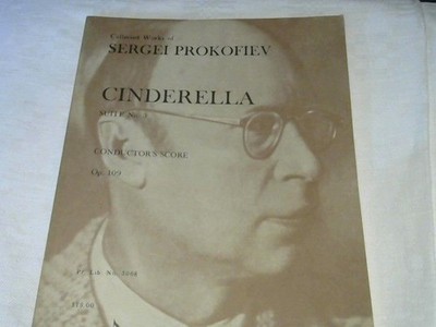 Cinderella suite no. 3, op. 109 : conductor's score ( Collected works of Sergei 