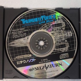 Thunder Force Gold Pack 1 Sega Saturn CIB Japanese Version Japan Import Tested
