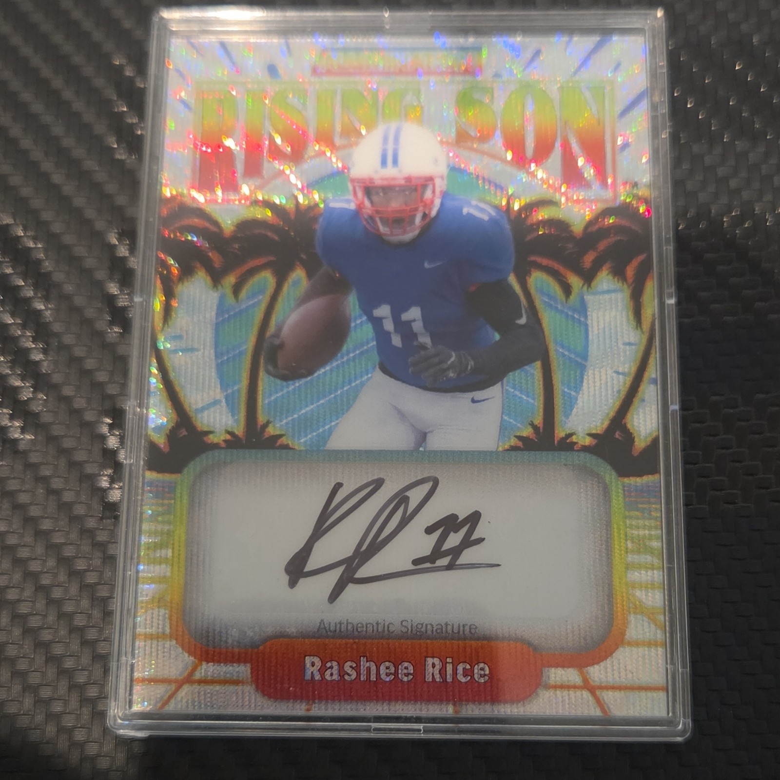 Rashee Rice Wild Card Alumination Draft Rising Son Autographs #ARS41 Base