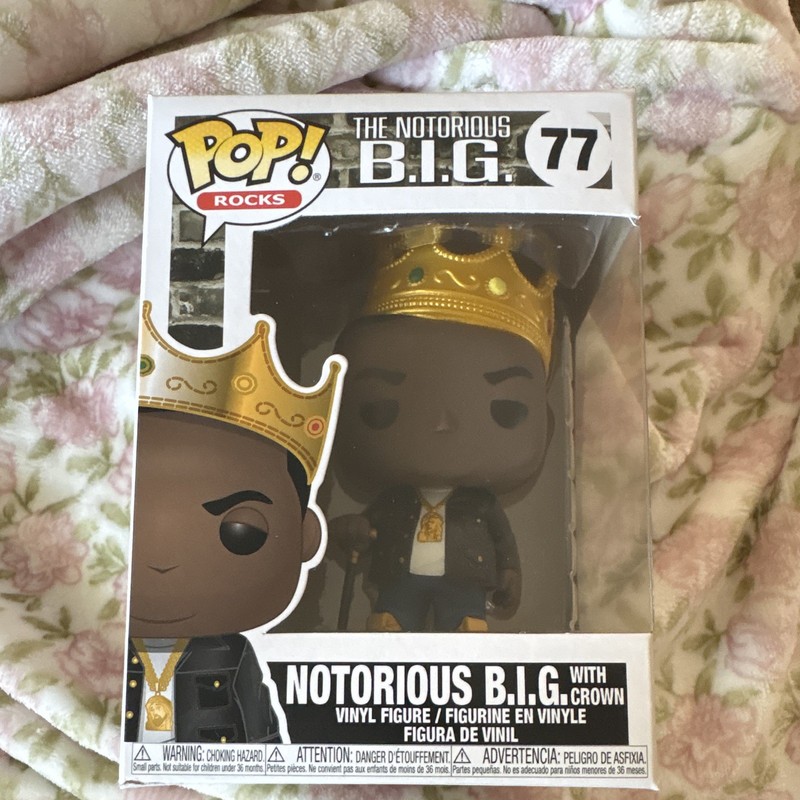 Funko Pop! Rocks The Notorious B.I.G. With Crown #77 Vinyl Figure 2021