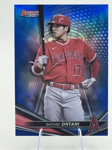 2022 Topps Bowman's Best Shohei Ohtani Angels #25 blue Refractor 078/150 SP