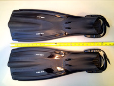 Viper Oceanic Power Vent Open Heel Scuba Divining Fins 24" Pre-owned Never Used