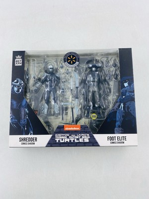 TMNT Shredder & Foot Elite Comics Shadow 2-Pack Loyal Subjects BST AXN Exclusive