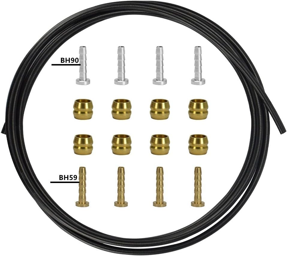Hydraulic Brake Hose Kit 2500mm with Olive and Insert for Bike Disc Brakes
