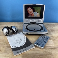Coby TF-DVD5000 Portable DVD MP3 CD Player with Headphones, See Description