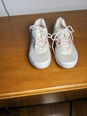 Reebok Easytone Smoothfit Fitness Shoes Women s Size 10 White & Pink NICE
