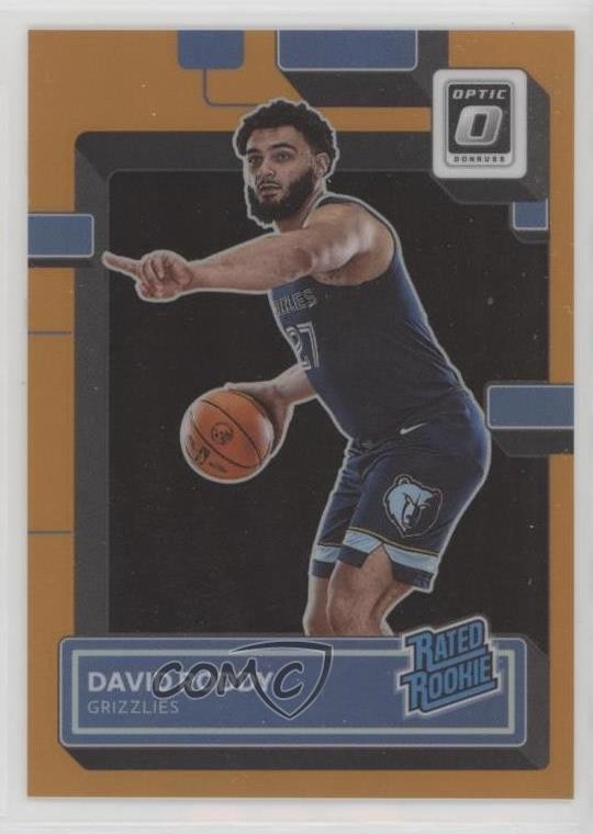 2022 Panini Donruss Optic Rated Rookie Orange Prizm 23/199 David Roddy #225 0v33