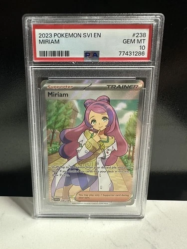 PSA 10 - Trainer Miriam #238 - Scarlet & Violet - 2023 Pokémon