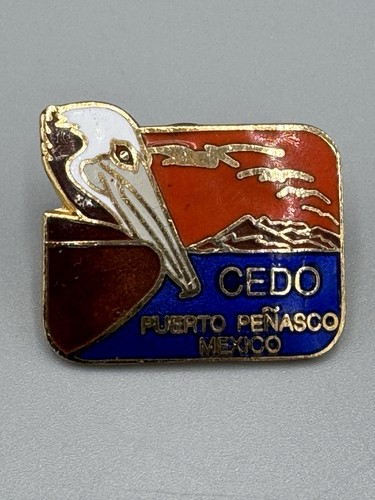 Vintage CEDO Puerto Penasco Mexico Lapel Pin