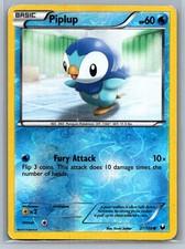 Piplup 2012 Dark Explorers 27/108 Common Reverse Holo