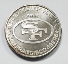 Touchdown Coin | .999 Silver 1 oz Round | San Francisco 113.93 per troy oz