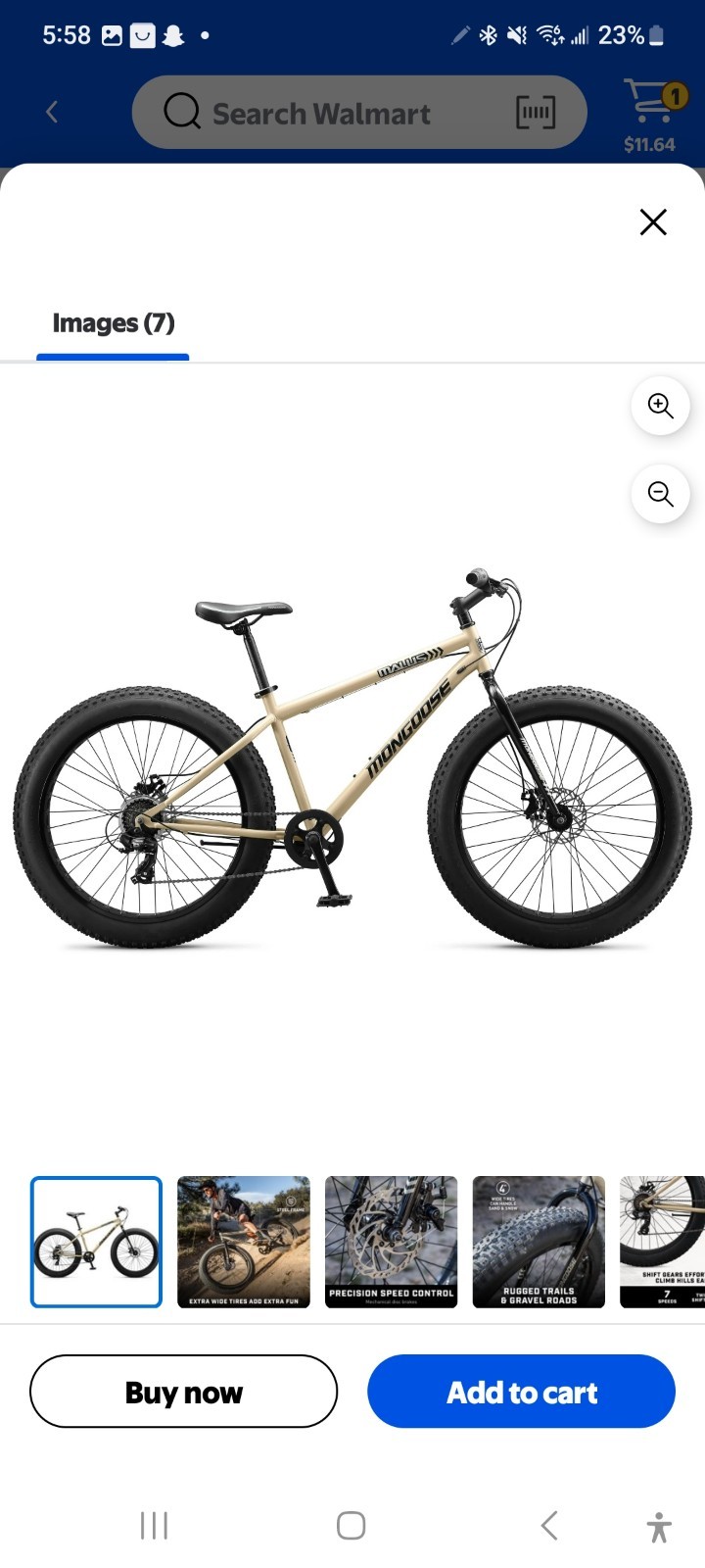 Mongoose Malus Adult Fat Tire