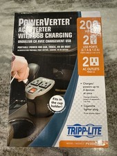 Tripp Lite Power Inverter - 12 Voltage To 120 Voltage Cupholder Style PV200CUSB