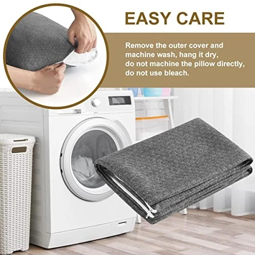 Compressible Travel Pillow with Shredded Memory Foam for Camping & Sleep