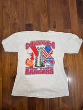 vintage 1994 Rangers stanley cup Championship T Shirt Size L