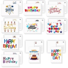 100 Pack Birthday Cards Happy Birthday Cards Assortment Bulk Birthday Greetin...