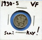 W@W 1930-s Mercury Dime !!!! ( LOW Mintage !!!!)  VF !!!!!