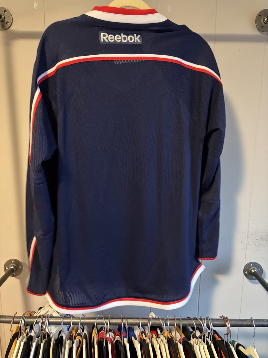Reebok Columbus Blue Jackets navy/red/white NHL hockey jersey