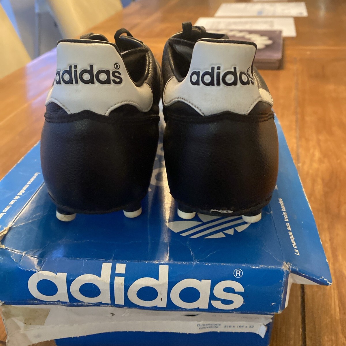 adidas BECKENBAUER Cup SG Football Boots Studs Black UK 9 1/2