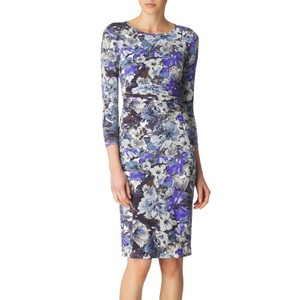 reiss blue floral dress