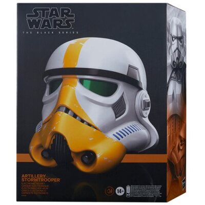Star Wars Black Series Artillery Stormtrooper Premium Electronic Helmet  Hasbro