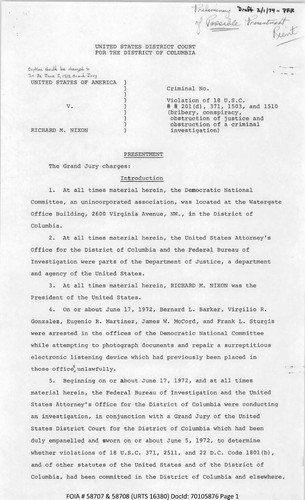 Watergate Historical Documents Collection Archive USB Drive - Picture 18 of 24
