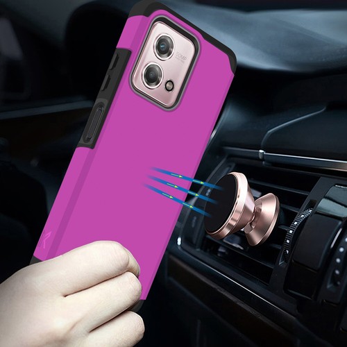 Für Moto G Stylus 4G 2023 Crickethülle Gummi Hart Hybrid Abdeckung + Hartglas - Bild 50 von 94