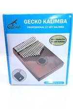 Gecko 17-Key Solid Wood Kalimba Professional Mahogany Thumb Piano With Tuning Ha