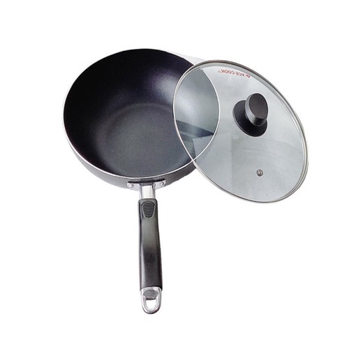 10"/26cm Nonstick Wok Frying Pan Saute Pan with Lid , Non Toxic Deep Fry Pan - Picture 3 of 8