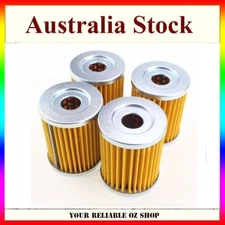 4X Oil Filters For Suzuki AN250 AN400 Burgman LT160 Quadrunner LT230 LT250 LT300