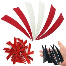 Archery Arrow Feathers 3/4/5 Inch Fletchings Arrow Feathers Right Wing for Bow