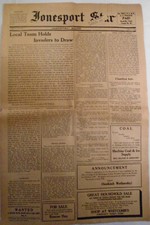 Jonesport Star, May 8, 1930 - Baseball - Local team draws first game of season