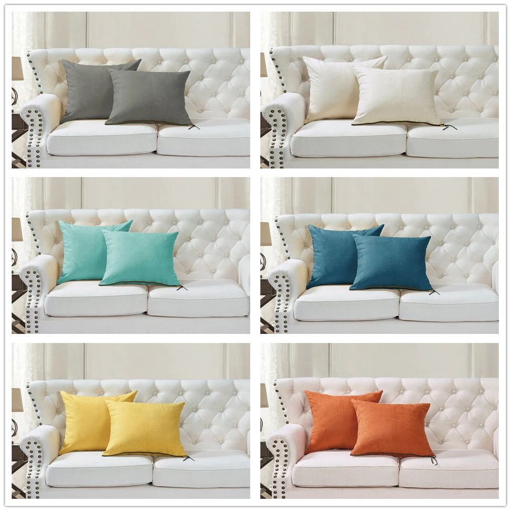 Can you wash suede cheap pillows