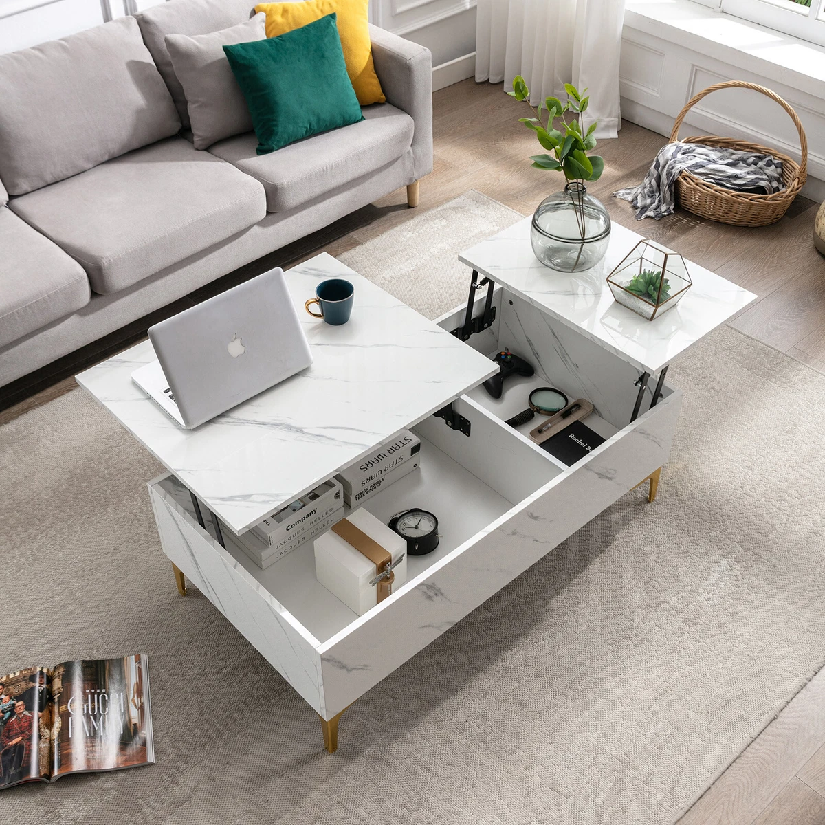Lift top coffee clearance table modern