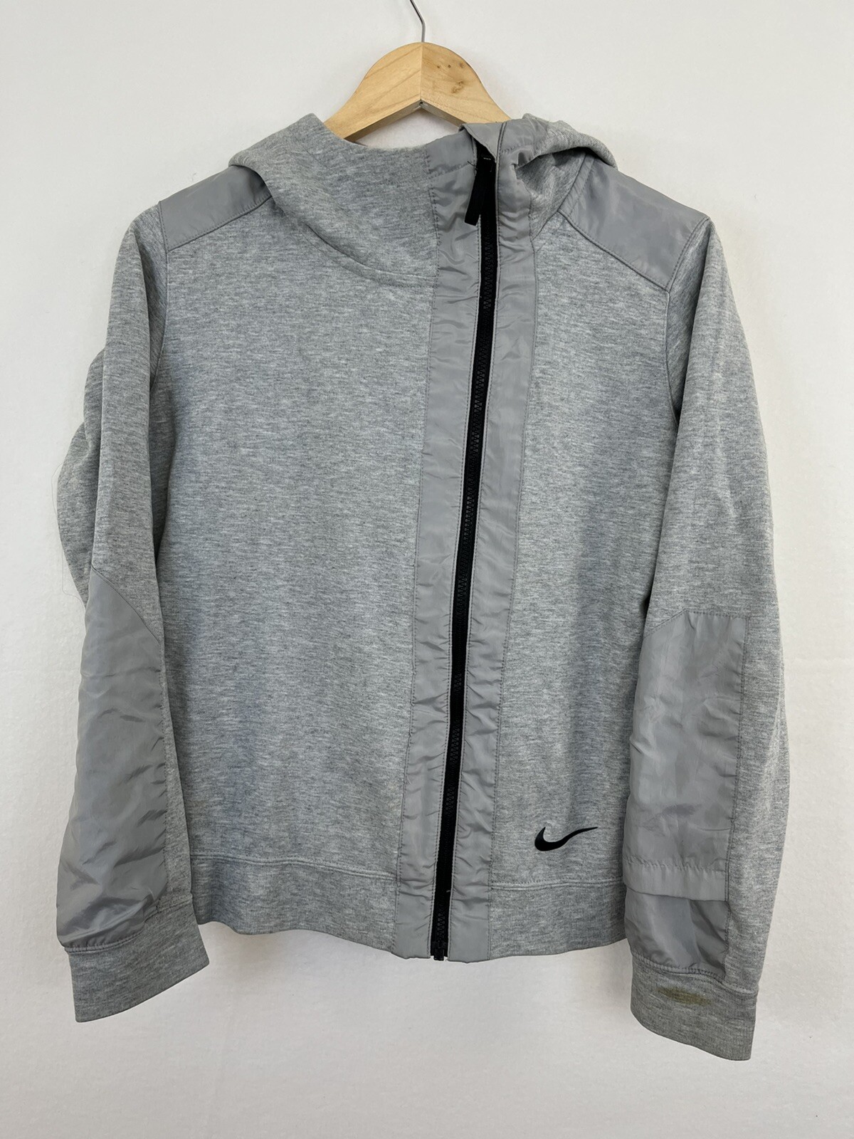 Women's Grey Nike Running Jacket Cotton 