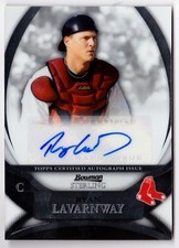 Ryan Lavarnway 2010 Bowman Sterling Rookie AUTOGRAPH RC Red Sox
