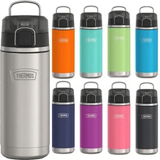 Thermos 18 oz. Icon Kid's Vacuum Insulated Stainless Steel Spout Water Bottle