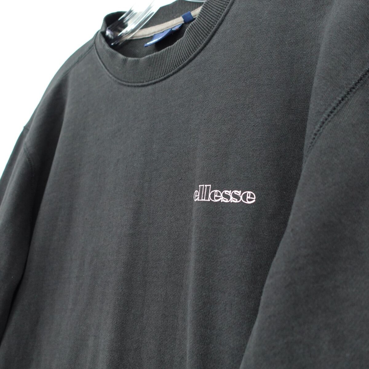 Ellesse Sweatshirt Size Small Black Pullover Crewneck Mens