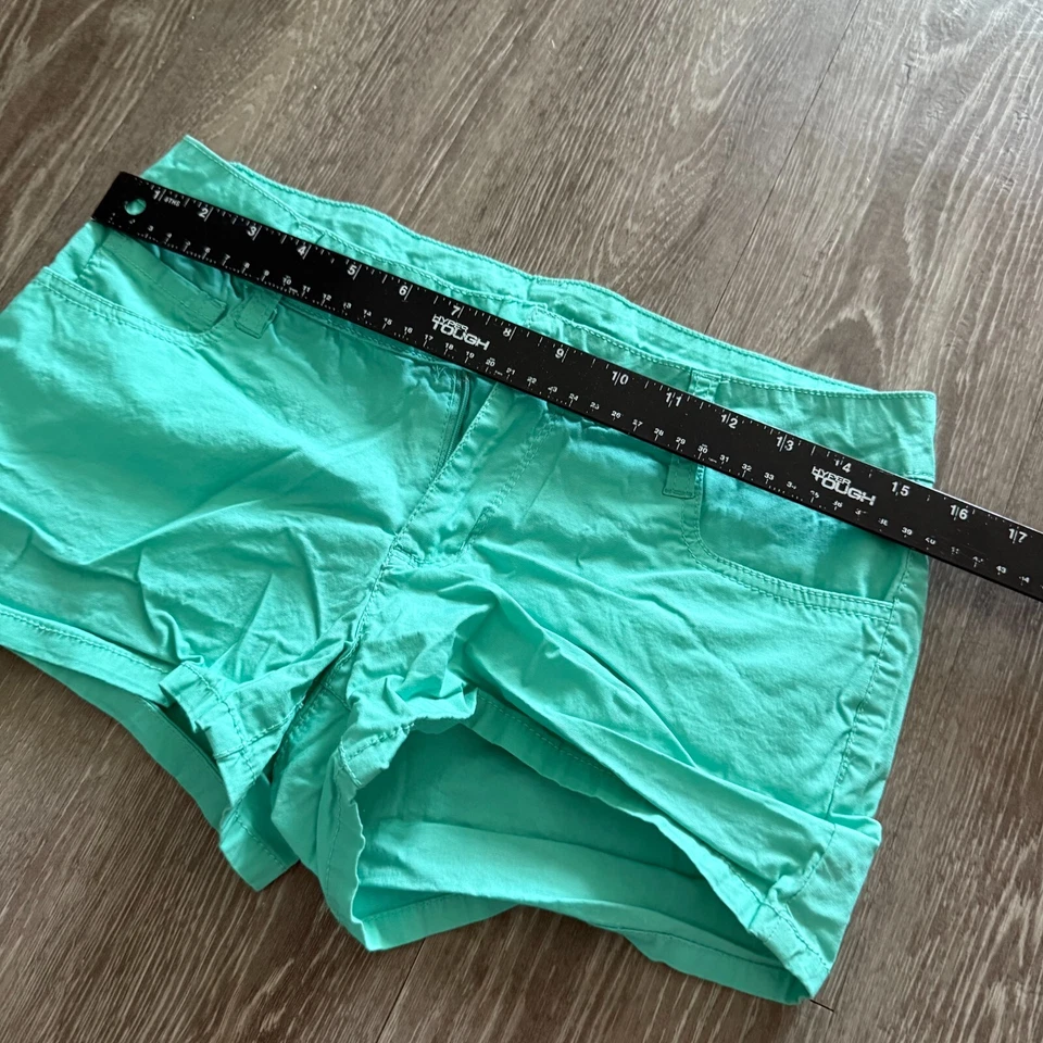 Pantalones cortos informales City Streets para mujer de vacaciones - talla 5 azul verdoso verano Foto 3 de 4