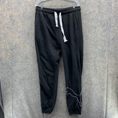 Puma Sweatpants Women Extra Large Black Jogger Pants Outdoors
