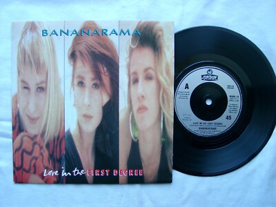 BANANARAMA - Love In The First Degree 7'' -NANA 14 - 1987 UK - Side B remix issue
